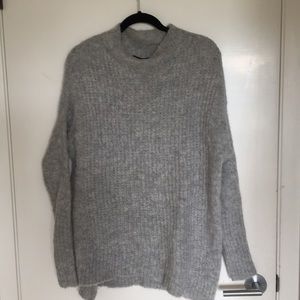 Heather Grey Soft Sweater